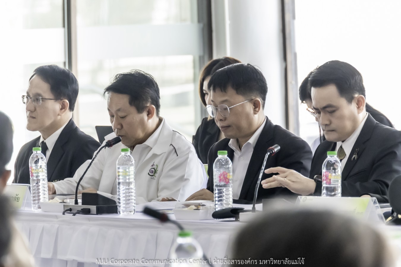 กองพระราชพิธี สำนักงานฝ่ายเสนาธิการในพระองค์ สำนักพระราชวัง จังหวัดเชียงใหม่ และมหาวิทยาลัยแม่โจ้ ประชุมเตรียมความพร้อมการรับเสด็จในพิธีพระราชทานปริญญาบัตรมหาวิทยาลัยแม่โจ้ ประจำปีการศึกษา 2567-2568 (ครั้งที่ 48)