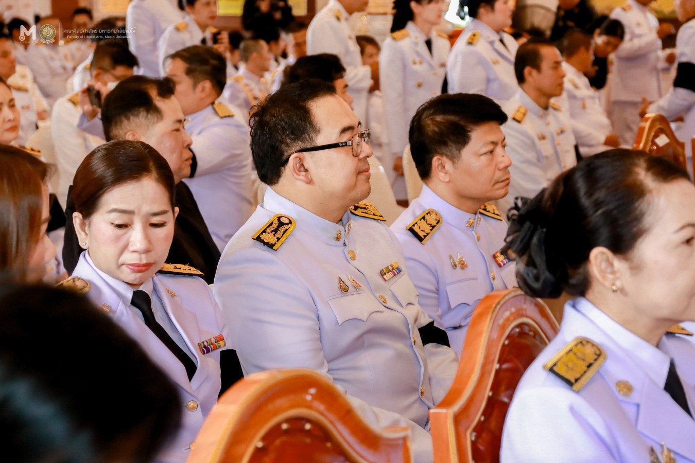 มหาวิทยาลัยแม่โจ้ ร่วมพิธีเจริญพุทธมนต์และทำบุญตักบาตรถวายพระกุศล เนื่องในโอกาสฉลองพระชนมายุ 99 พรรษา สมเด็จพระอริยวงศาคตญาณ สมเด็จพระสังฆราช สกลมหาสังฆปริณายก