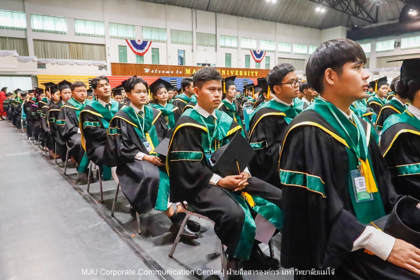 ว่าที่บัณฑิตพร้อม  อาจารย์พร้อม  ญาติพร้อม ทุกคนพร้อม  ร่วมแสดงความยินดี 18 กุมภาพันธ์ 2569  #บรรยากาศซ้อมใหญ่ พิธีพระราชทานปริญญาบัตรมหาวิทยาลัยแม่โจ้ ครั้งที่ 48