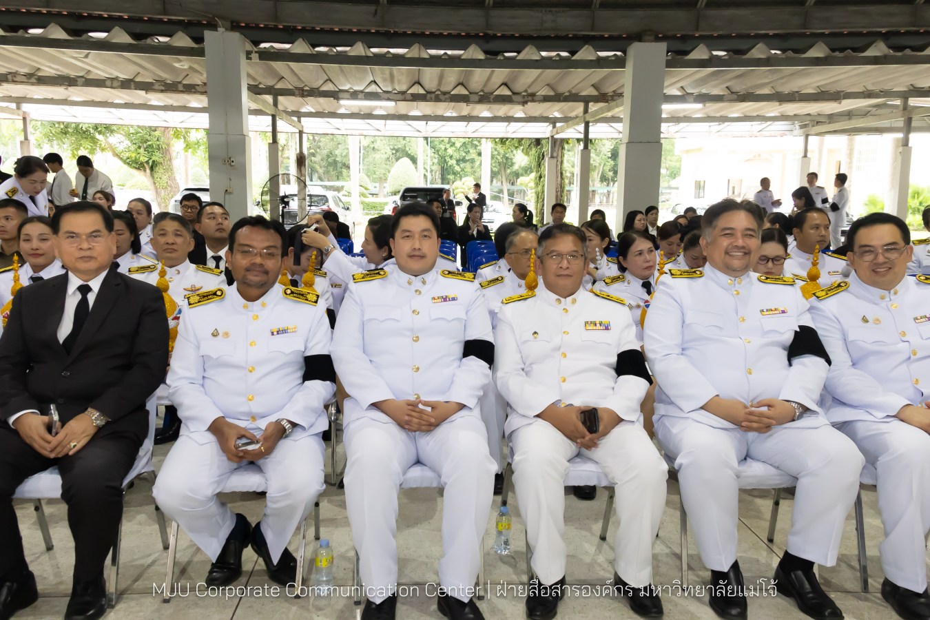 เนื่องในโอกาสวันเฉลิมพระชนมพรรษาพระบาทสมเด็จพระเจ้าอยู่หัว มหาวิทยาลัยแม่โจ้ จัดพิธีถวายพระพรชัยมงคล