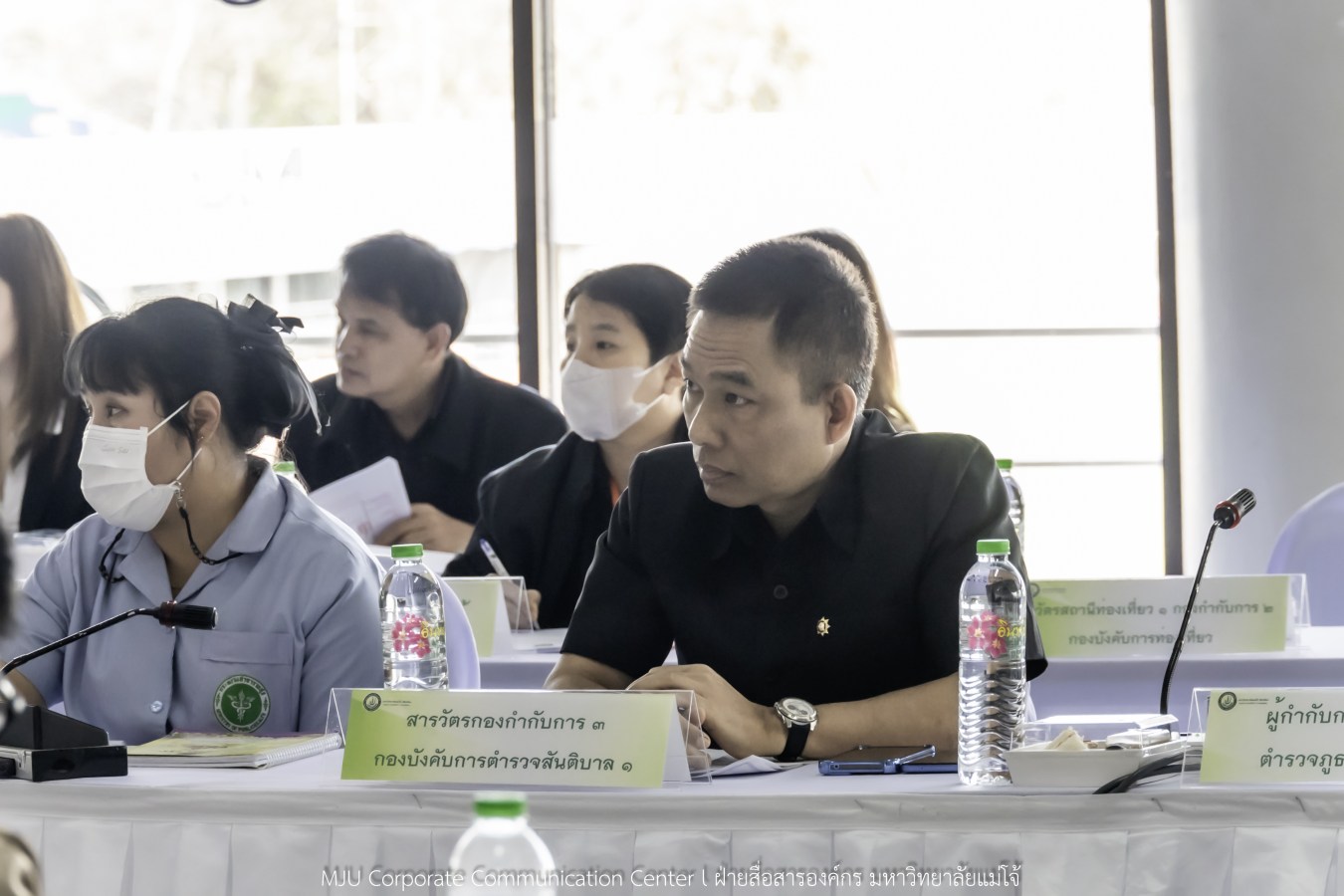 กองพระราชพิธี สำนักงานฝ่ายเสนาธิการในพระองค์ สำนักพระราชวัง จังหวัดเชียงใหม่ และมหาวิทยาลัยแม่โจ้ ประชุมเตรียมความพร้อมการรับเสด็จในพิธีพระราชทานปริญญาบัตรมหาวิทยาลัยแม่โจ้ ประจำปีการศึกษา 2567-2568 (ครั้งที่ 48)