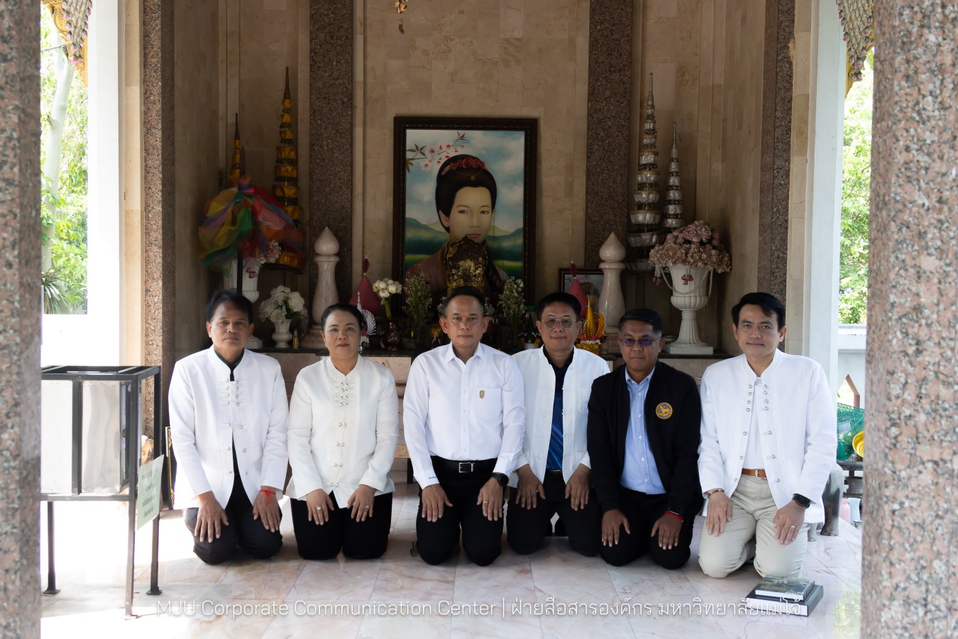 รองปลัดกระทรวงมหาดไทย สักการะสิ่งศักดิ์ ม.แม่โจ้