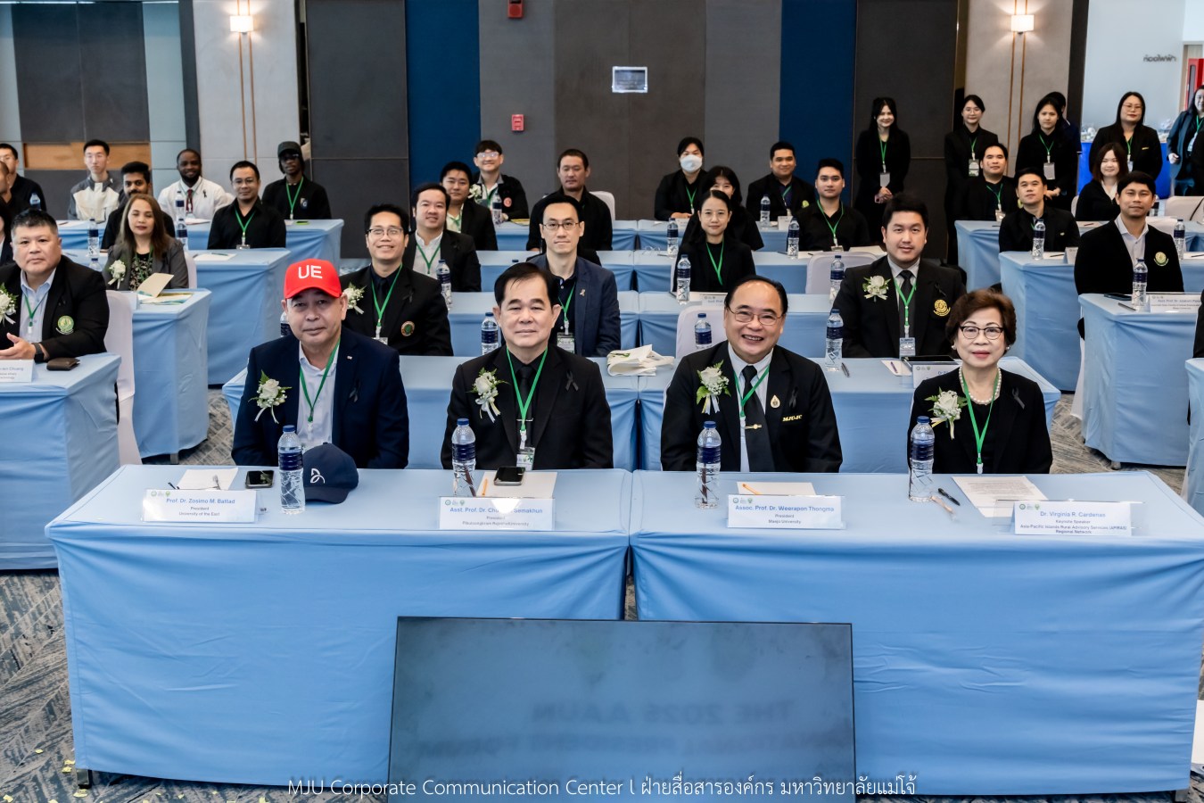 ว.นานาชาติ ม.แม่โจ้ สัมมนาวิชาการระนานาชาติ THE 2025 AAUN INTERNATIONAL PRESIDENT FORUM STIRRING FORWARD THROUGH INTELLIGENT WELL-BEING AGRICULTURE AMIDST CLIMATE CHANGE