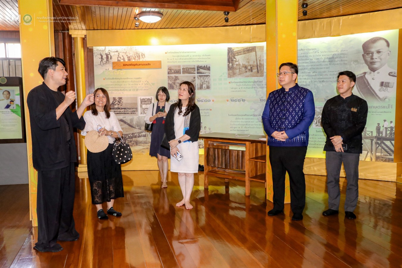 คณะศิลปศาสตร์ ร่วมกับ อพ.สธ. และ กองส่งเสริมศิลปวัฒนธรรม ม.แม่โจ้ จัดกิจกรรม 