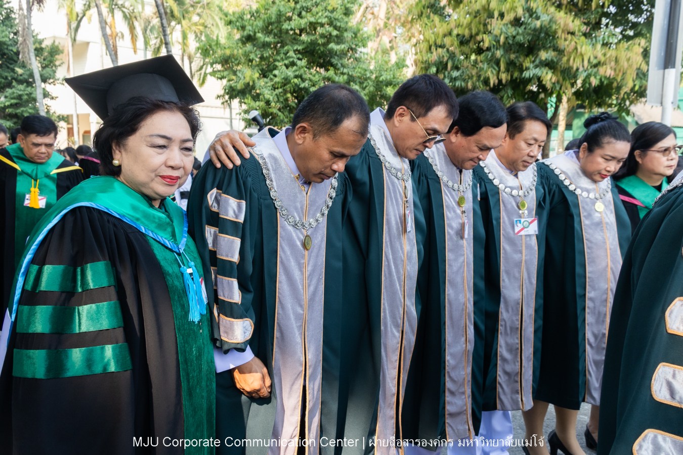 บรรยากาศ พิธีพระราชทานปริญญาบัตร มหาวิทยาลัยแม่โจ้ ประจำปีการศึกษา2567-2568 ครั้งที่ 48  ในวันที่ 19 กุมภาพันธ์ พ.ศ.2569 ณ ศูนย์กีฬาเฉลิมพระเกียรติ มหาวิทยาลัยแม่โจ้