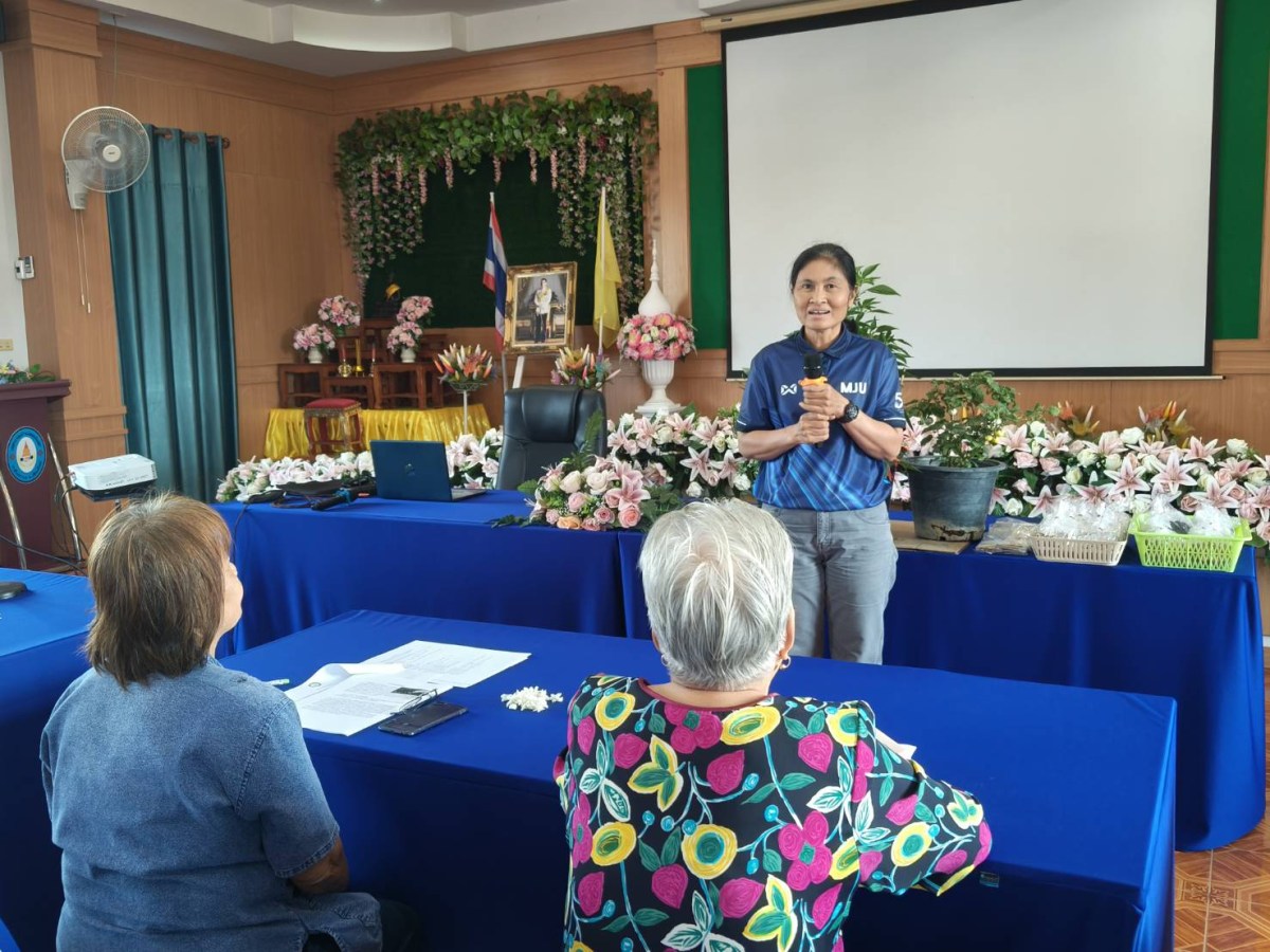 คณะผลิตกรรมการเกษตร ม.แม่โจ้ อบรมถ่ายทอดเทคโนโลยีและนวัตกรรมเกษตร  เพิ่มศักยภาพด้านการเกษตรสู่ชุมชน