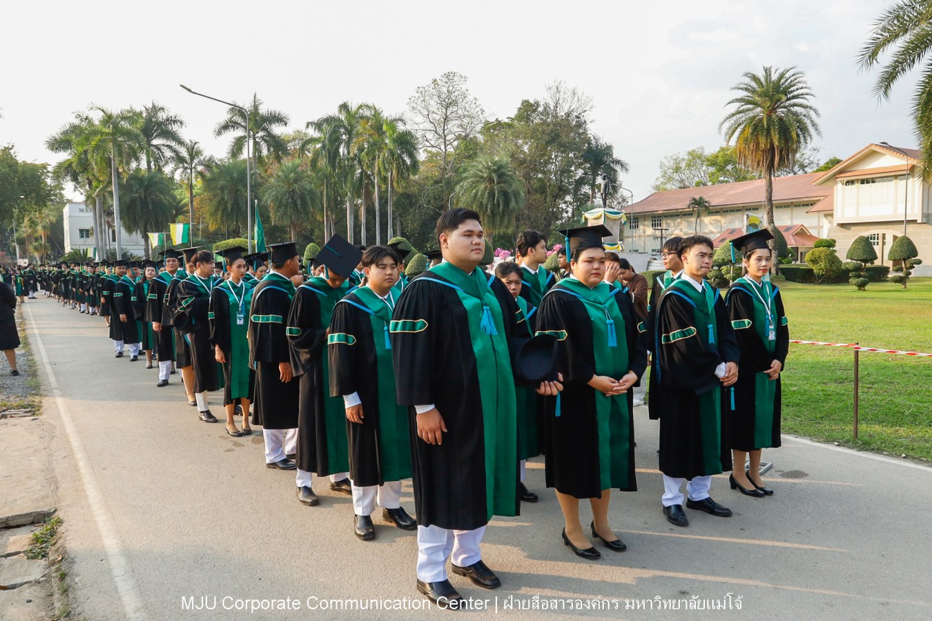 ว่าที่บัณฑิตพร้อม  อาจารย์พร้อม  ญาติพร้อม ทุกคนพร้อม  ร่วมแสดงความยินดี 18 กุมภาพันธ์ 2569  #บรรยากาศซ้อมใหญ่ พิธีพระราชทานปริญญาบัตรมหาวิทยาลัยแม่โจ้ ครั้งที่ 48