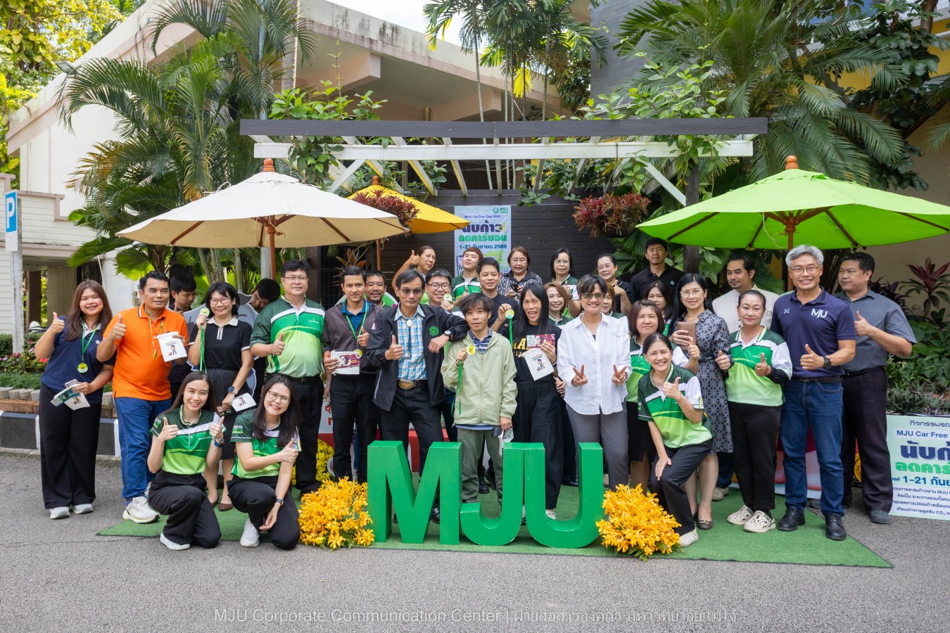 MJU Car Free Day 2026 ชาวแม่โจ้เดิน 14 ล้านก้าว ลดการใช้น้ำมัน ลดก๊าซเรือนกระจก 1.96 tCO2e