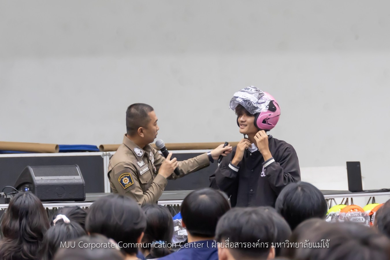 ม.แม่โจ้ อบรม Road Safety Organization ขับขี่ปลอดภัย สร้างวินัยจราจรให้นักศึกษา
