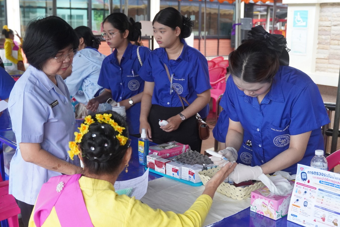 “อาสาด้วยใจ ห่วงใยผู้สูงอายุ” คณะพยาบาลฯ ม.แม่โจ้ ส่งเสริมสุขภาพผู้สูงอายุ พื้นที่ ทต.หนองหาร