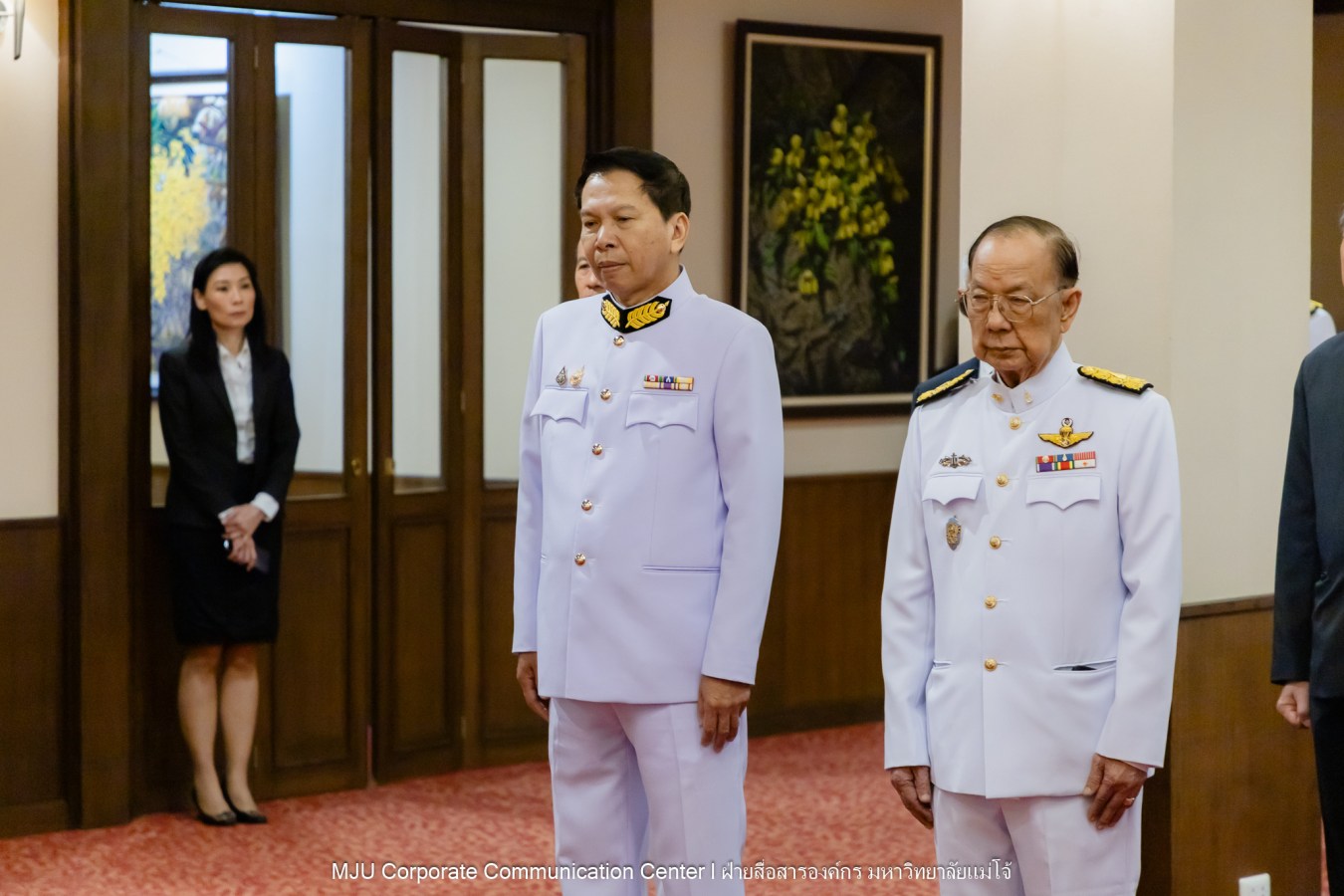 พิธีรับสนองพระบรมราชโองการโปรดเกล้าฯ แต่งตั้งกรรมการสภามหาวิทยาลัยผู้ทรงคุณวุฒิของมหาวิทยาลัยแม่โจ้