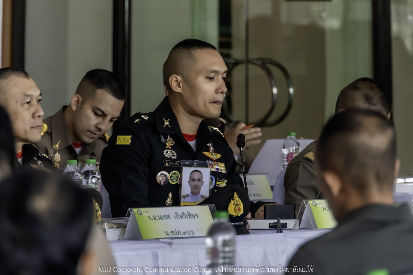 กองพระราชพิธี สำนักงานฝ่ายเสนาธิการในพระองค์ สำนักพระราชวัง จังหวัดเชียงใหม่ และมหาวิทยาลัยแม่โจ้ ประชุมเตรียมความพร้อมการรับเสด็จในพิธีพระราชทานปริญญาบัตรมหาวิทยาลัยแม่โจ้ ประจำปีการศึกษา 2567-2568 (ครั้งที่ 48)