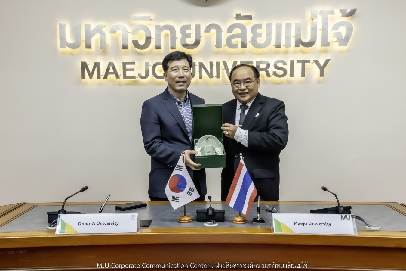 ม.แม่โจ้ ลงนามบันทึกความเข้าใจ กับ Dong-A University ประเทศเกาหลีใต้    ความร่วมมือทางวิชาการและการพัฒนาศักยภาพในด้านต่างๆ ร่วมกันระหว่างสองสถาบัน