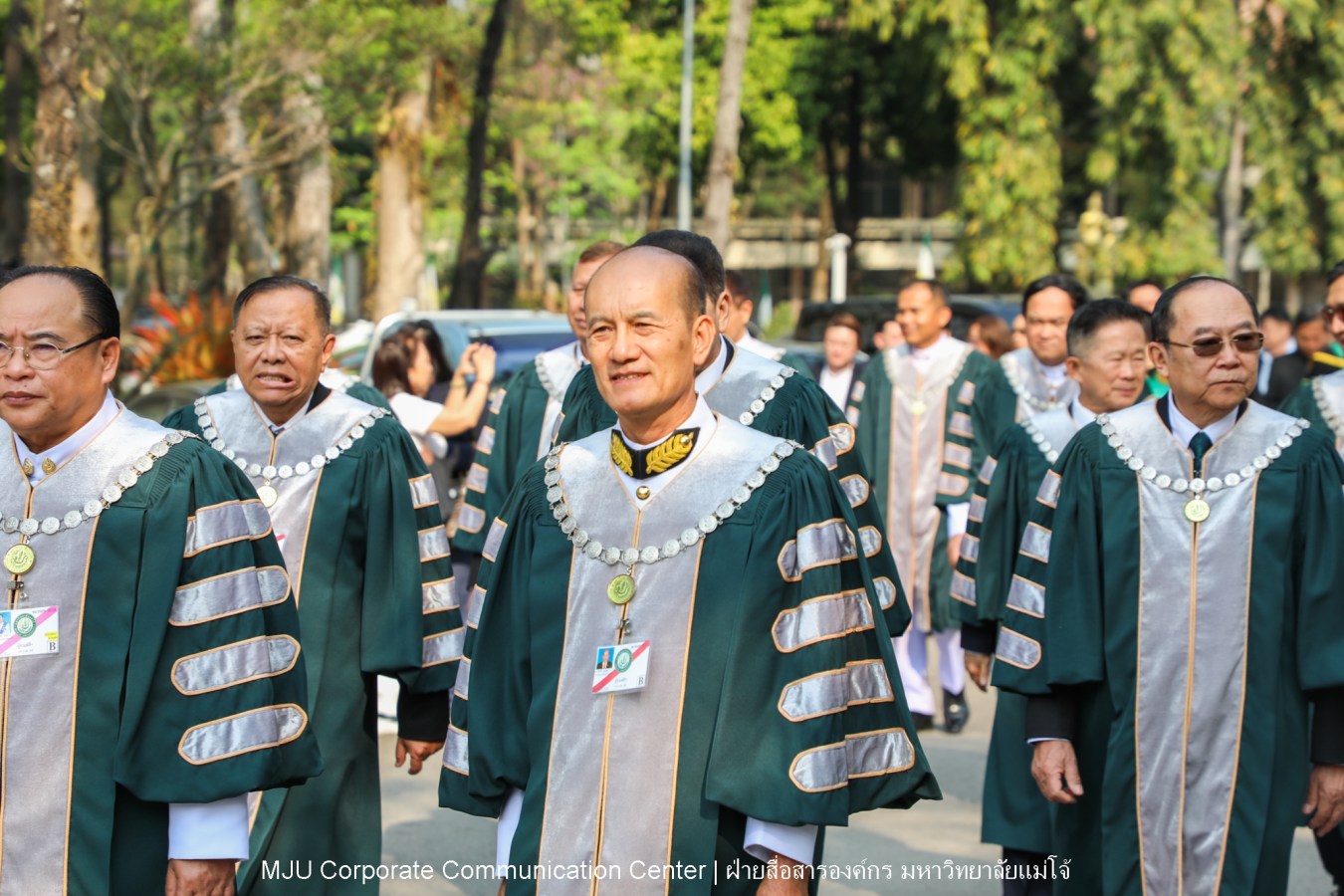 บรรยากาศ พิธีพระราชทานปริญญาบัตร มหาวิทยาลัยแม่โจ้ ประจำปีการศึกษา2567-2568 ครั้งที่ 48  ในวันที่ 19 กุมภาพันธ์ พ.ศ.2569 ณ ศูนย์กีฬาเฉลิมพระเกียรติ มหาวิทยาลัยแม่โจ้