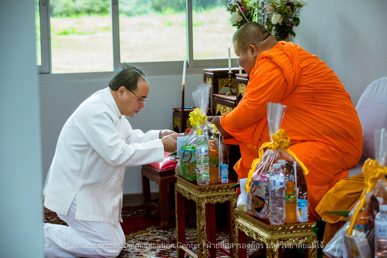 ม.แม่โจ้ ทำบุญอาคารเรียนรวมและปฏิบัติการคณะสัตวแพทยศาสตร์