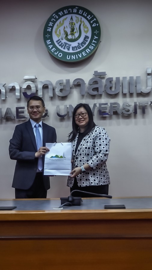 ผู้บริหาร Chaoyang University of Technology (CYUT) และ  National Pingtung University of Science and Technology (NPUST) ไต้หวัน  หารือความร่วมมือทางวิชาการ ร่วมกับผู้บริหารมหาวิทยาลัยแม่โจ้