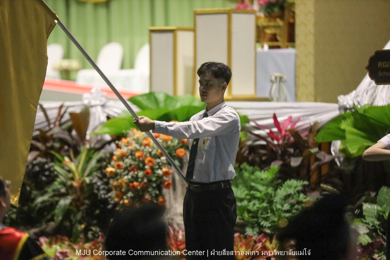 บรรยากาศ พิธีพระราชทานปริญญาบัตร มหาวิทยาลัยแม่โจ้ ประจำปีการศึกษา2567-2568 ครั้งที่ 48  ในวันที่ 19 กุมภาพันธ์ พ.ศ.2569 ณ ศูนย์กีฬาเฉลิมพระเกียรติ มหาวิทยาลัยแม่โจ้