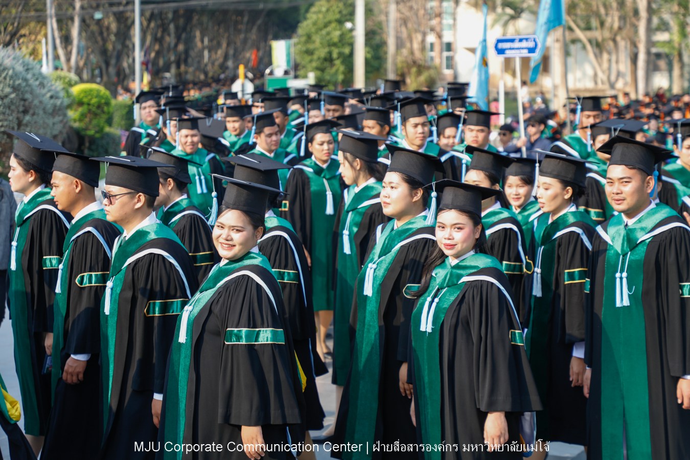 ว่าที่บัณฑิตพร้อม  อาจารย์พร้อม  ญาติพร้อม ทุกคนพร้อม  ร่วมแสดงความยินดี 18 กุมภาพันธ์ 2569  #บรรยากาศซ้อมใหญ่ พิธีพระราชทานปริญญาบัตรมหาวิทยาลัยแม่โจ้ ครั้งที่ 48