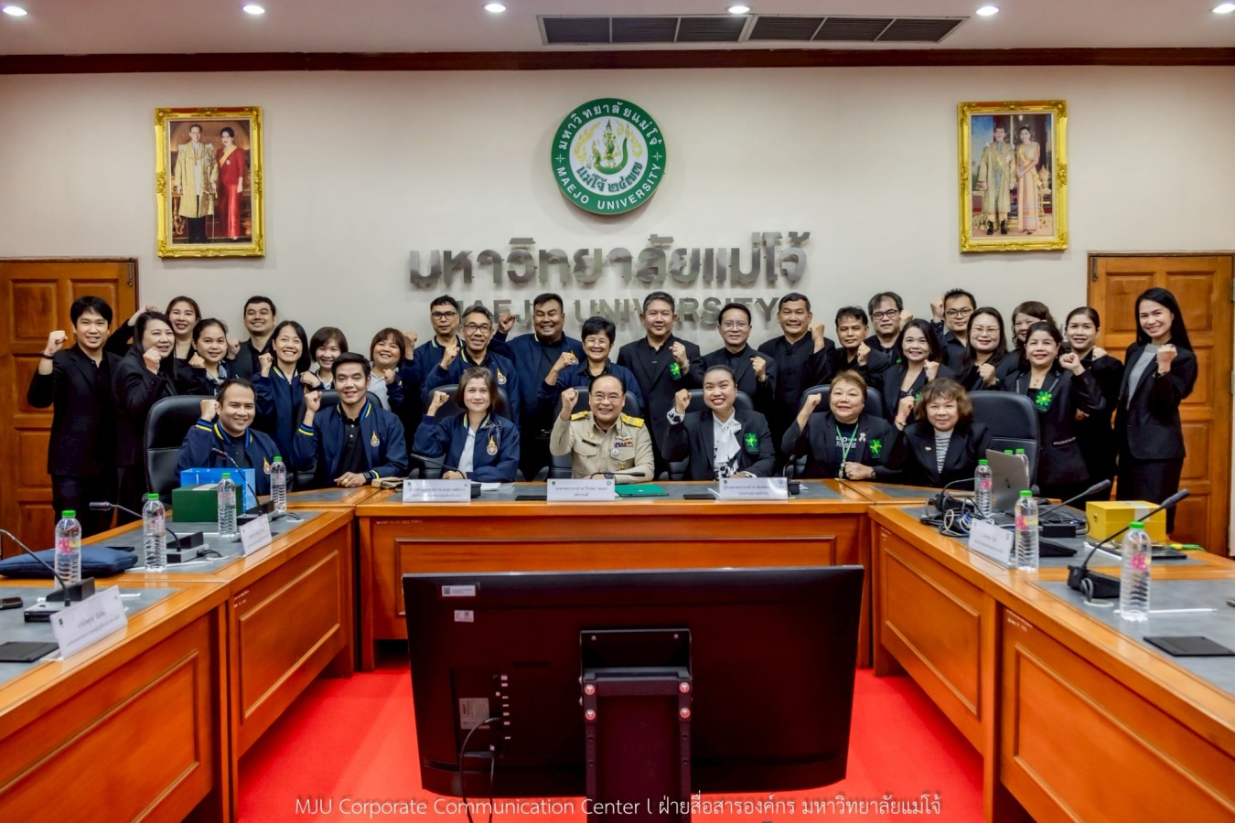 สภาคณาจารย์และผู้ปฏิบัติงานสถาบันพระบรมราชชนกเข้าศึกษาดูงานสภาพนักงาน ม.แม่โจ้