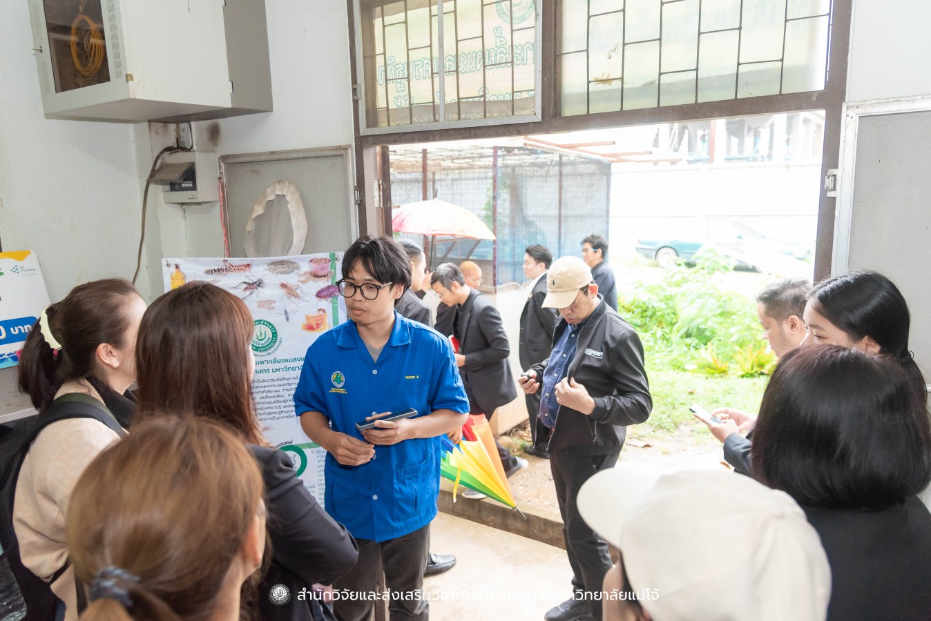 มหาวิทยาลัยแม่โจ้ ต้อนรับคณะผู้บริหารของสำนักงานเลขาธิการวุฒิสภา ในโครงการติดตามผลการนำผลงานวิจัยไปใช้ประโยชน์ในกระบวนการนิติบัญญัติ