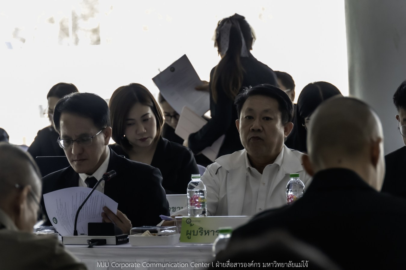 กองพระราชพิธี สำนักงานฝ่ายเสนาธิการในพระองค์ สำนักพระราชวัง จังหวัดเชียงใหม่ และมหาวิทยาลัยแม่โจ้ ประชุมเตรียมความพร้อมการรับเสด็จในพิธีพระราชทานปริญญาบัตรมหาวิทยาลัยแม่โจ้ ประจำปีการศึกษา 2567-2568 (ครั้งที่ 48)