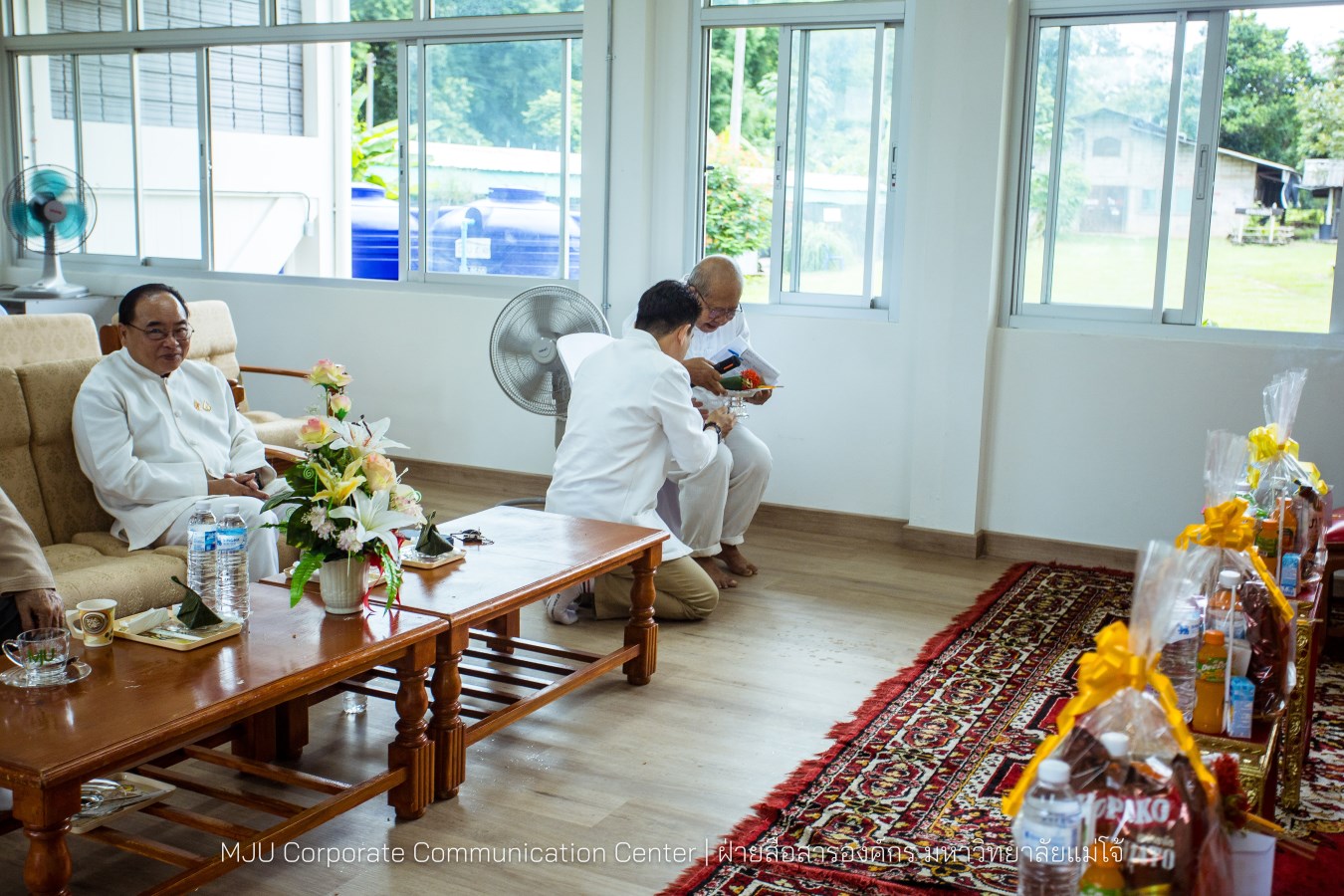ม.แม่โจ้ ทำบุญอาคารเรียนรวมและปฏิบัติการคณะสัตวแพทยศาสตร์
