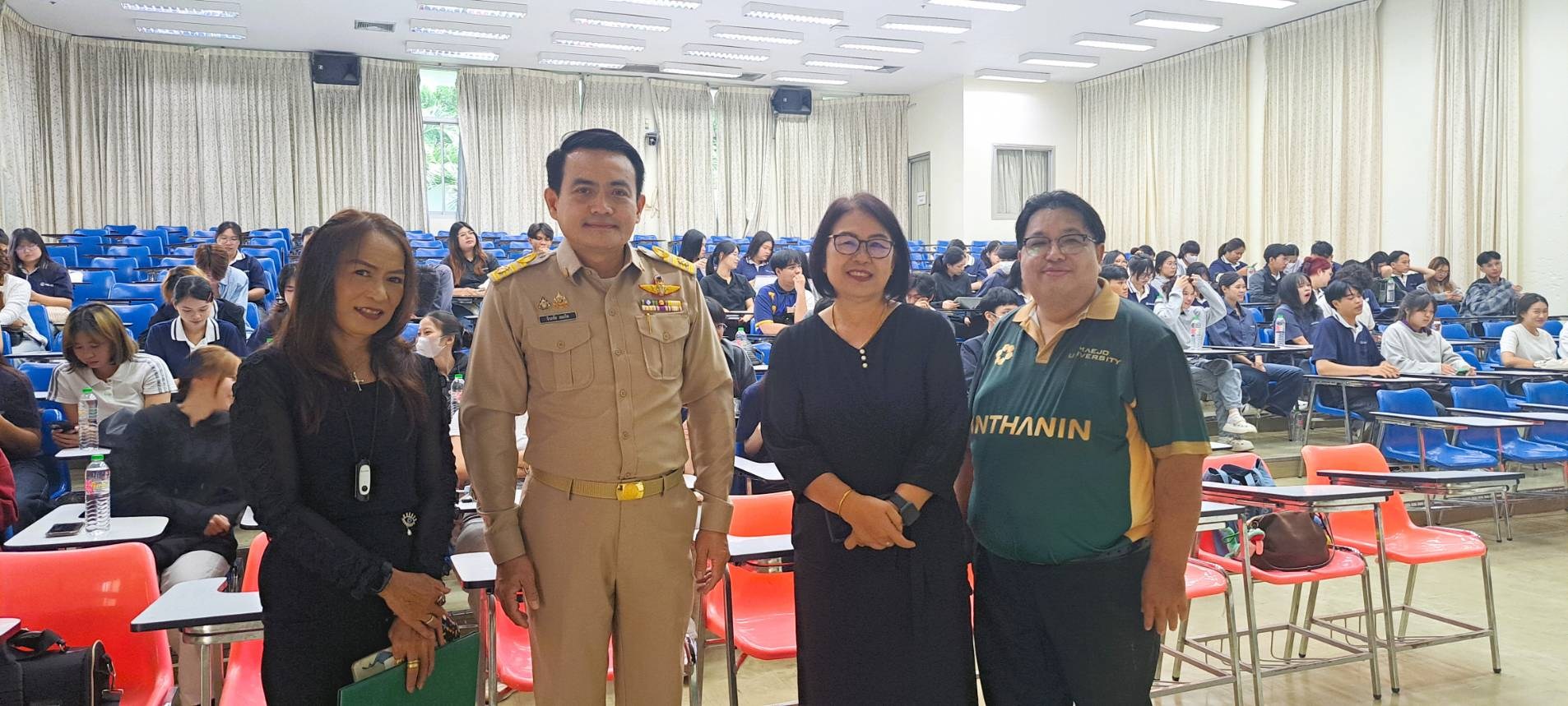 ม.แม่โจ้ ร่วมกับ  มูลนิธิดั่งพ่อสอน ศูนย์บริการโลหิตแห่งชาติ อบรมหลักสูตรเต็มใจ 
