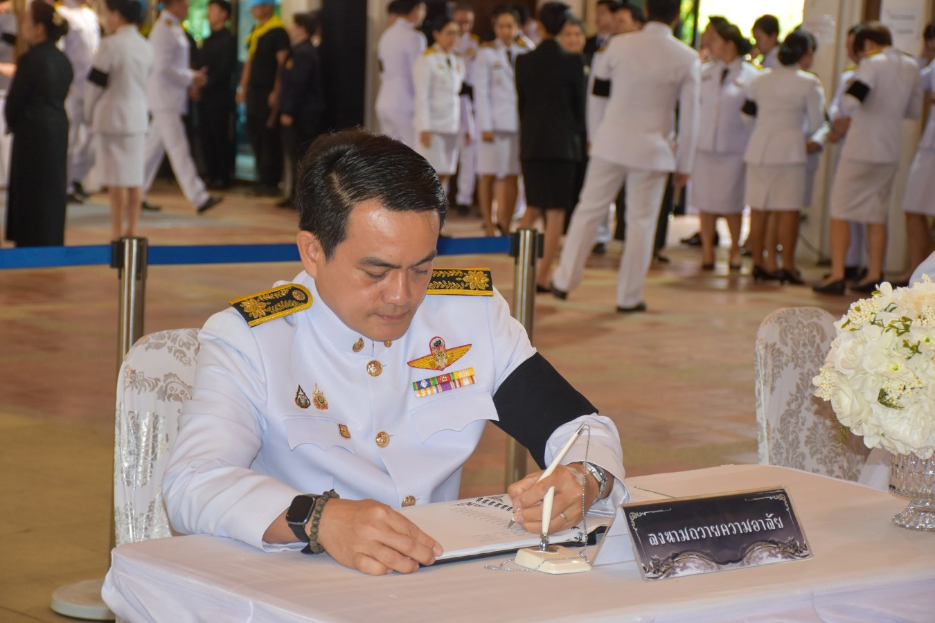 ม.แม่โจ้ ร่วมพิธีถวายน้ำสรงเบื้องหน้าพระรูป สมเด็จพระเจ้าลูกเธอ เจ้าฟ้าพัชรกิติยาภา  นเรนทิราเทพยวดี กรมหลวงราชสาริณีสิริพัชร มหาวัชรราชธิดา