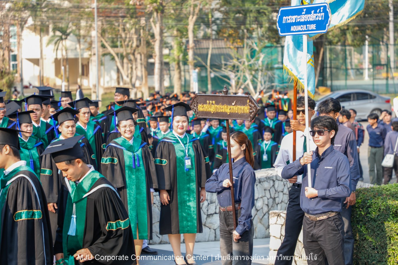 ว่าที่บัณฑิตพร้อม  อาจารย์พร้อม  ญาติพร้อม ทุกคนพร้อม  ร่วมแสดงความยินดี 18 กุมภาพันธ์ 2569  #บรรยากาศซ้อมใหญ่ พิธีพระราชทานปริญญาบัตรมหาวิทยาลัยแม่โจ้ ครั้งที่ 48