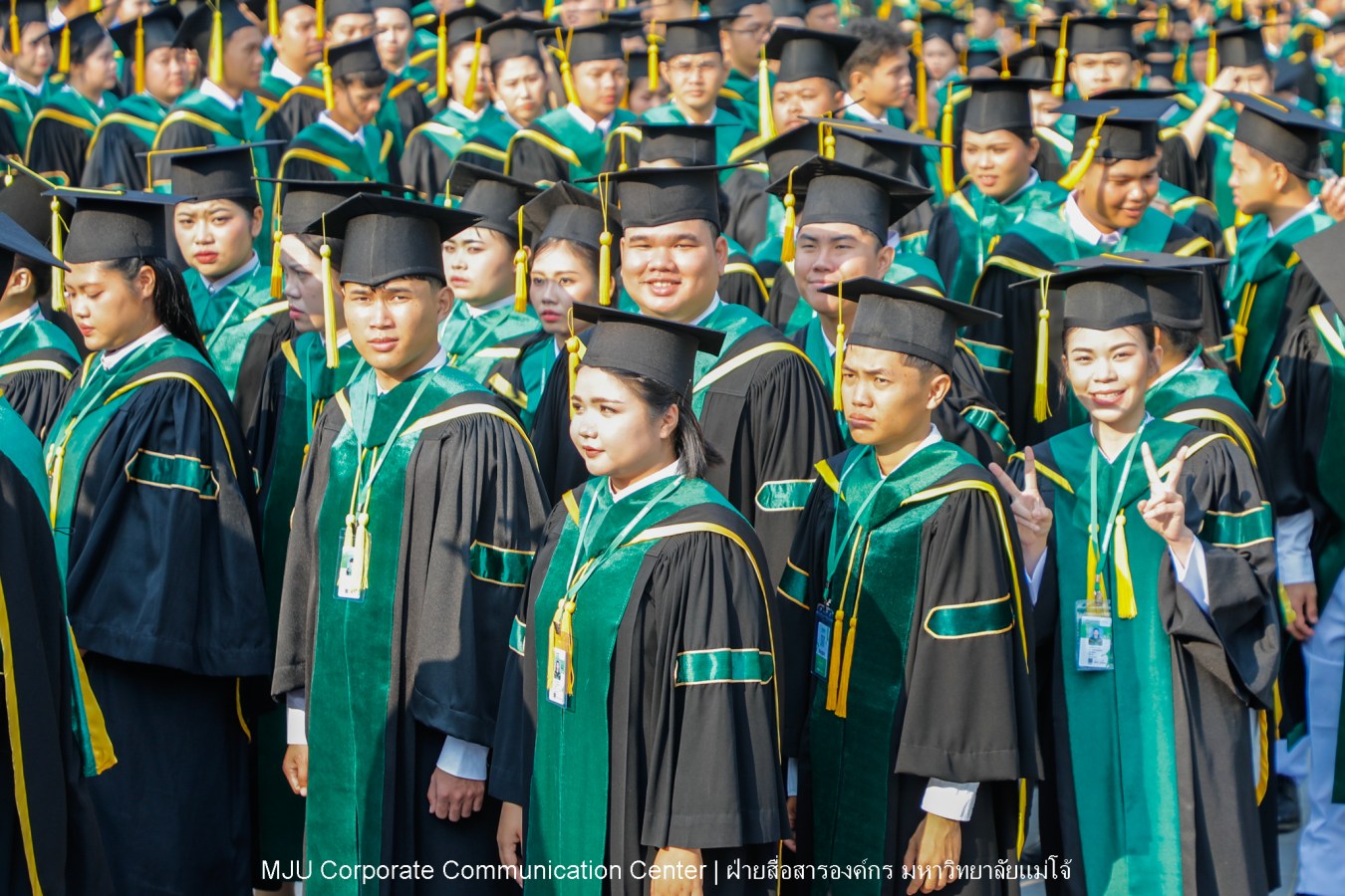 ว่าที่บัณฑิตพร้อม  อาจารย์พร้อม  ญาติพร้อม ทุกคนพร้อม  ร่วมแสดงความยินดี 18 กุมภาพันธ์ 2569  #บรรยากาศซ้อมใหญ่ พิธีพระราชทานปริญญาบัตรมหาวิทยาลัยแม่โจ้ ครั้งที่ 48