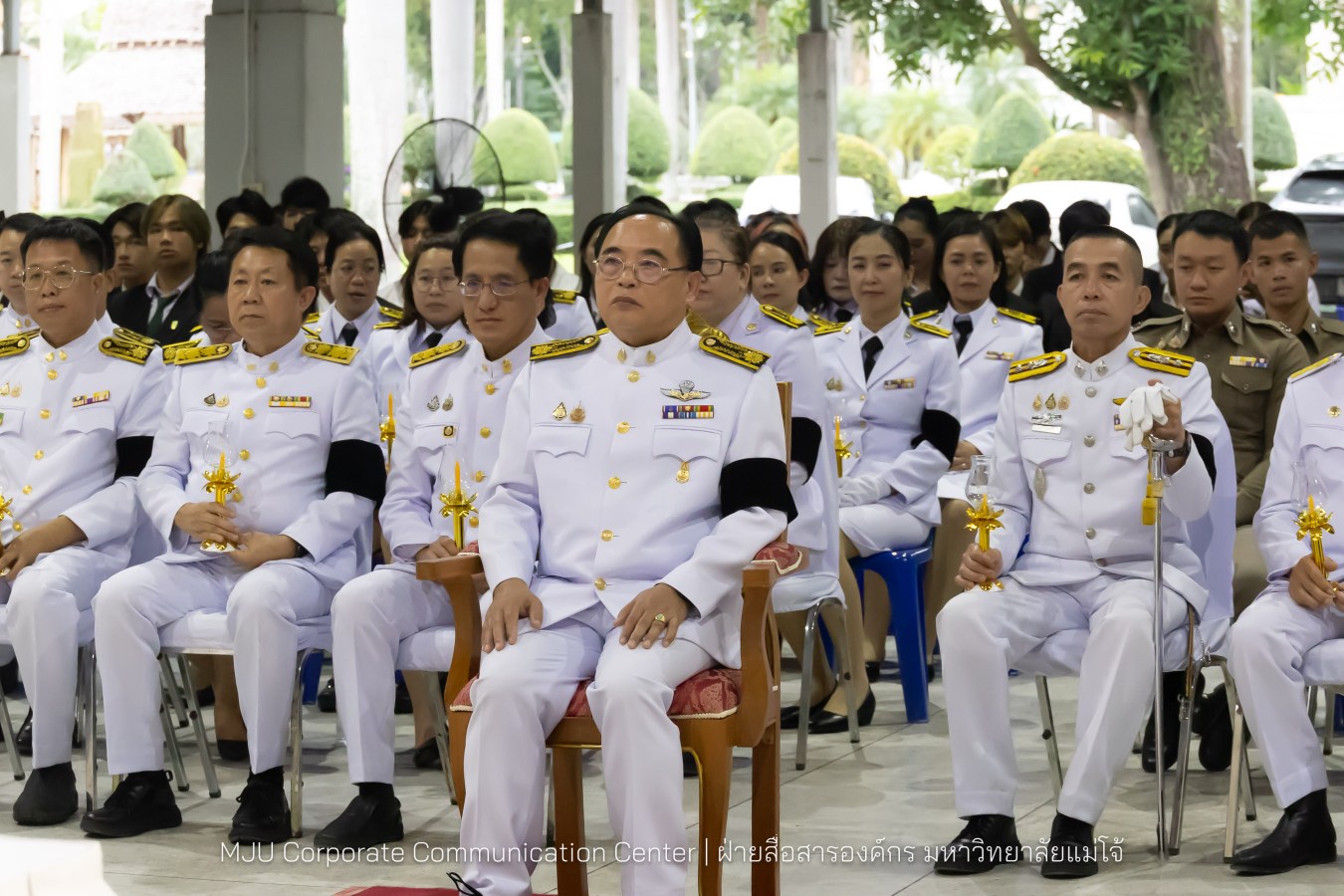 เนื่องในโอกาสวันเฉลิมพระชนมพรรษาพระบาทสมเด็จพระเจ้าอยู่หัว มหาวิทยาลัยแม่โจ้ จัดพิธีถวายพระพรชัยมงคล