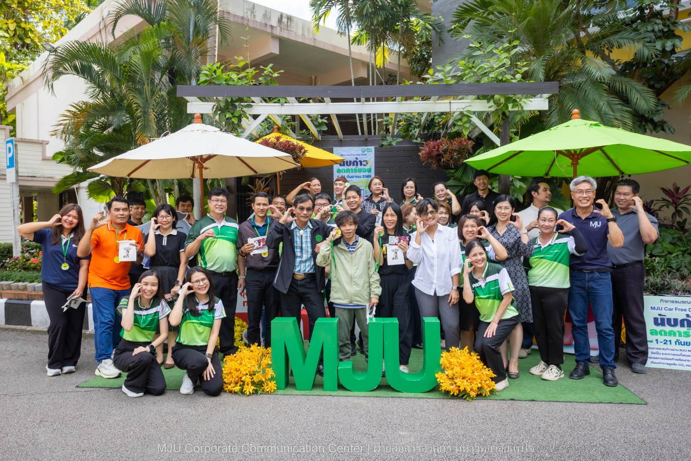 MJU Car Free Day 2026 ชาวแม่โจ้เดิน 14 ล้านก้าว ลดการใช้น้ำมัน ลดก๊าซเรือนกระจก 1.96 tCO2e