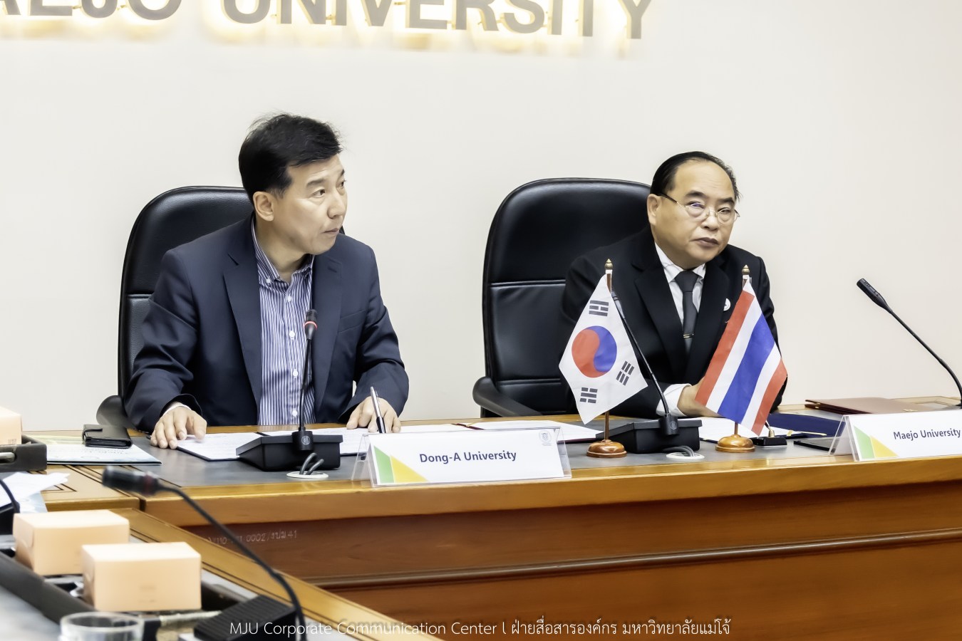 ม.แม่โจ้ ลงนามบันทึกความเข้าใจ กับ Dong-A University ประเทศเกาหลีใต้    ความร่วมมือทางวิชาการและการพัฒนาศักยภาพในด้านต่างๆ ร่วมกันระหว่างสองสถาบัน