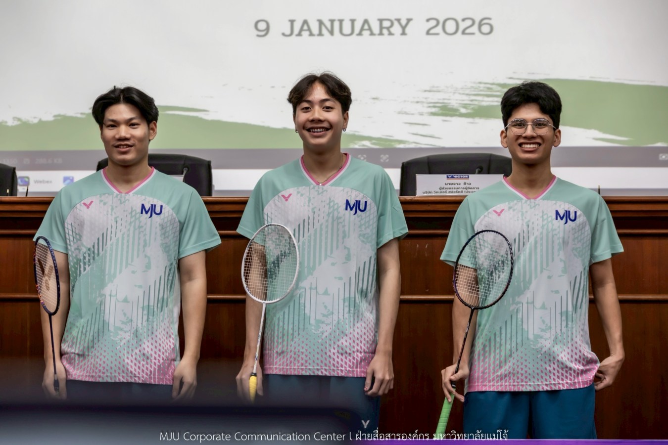 ม.แม่โจ้ mou บริษัท วิคเตอร์ สปอร์ตส์(ประเทศไทย) จำกัด  ร่วมส่งเสริมและพัฒนากีฬาแบดมินตัน พร้อมสนับสนุน “อินทนิลเกมส์ 2026”