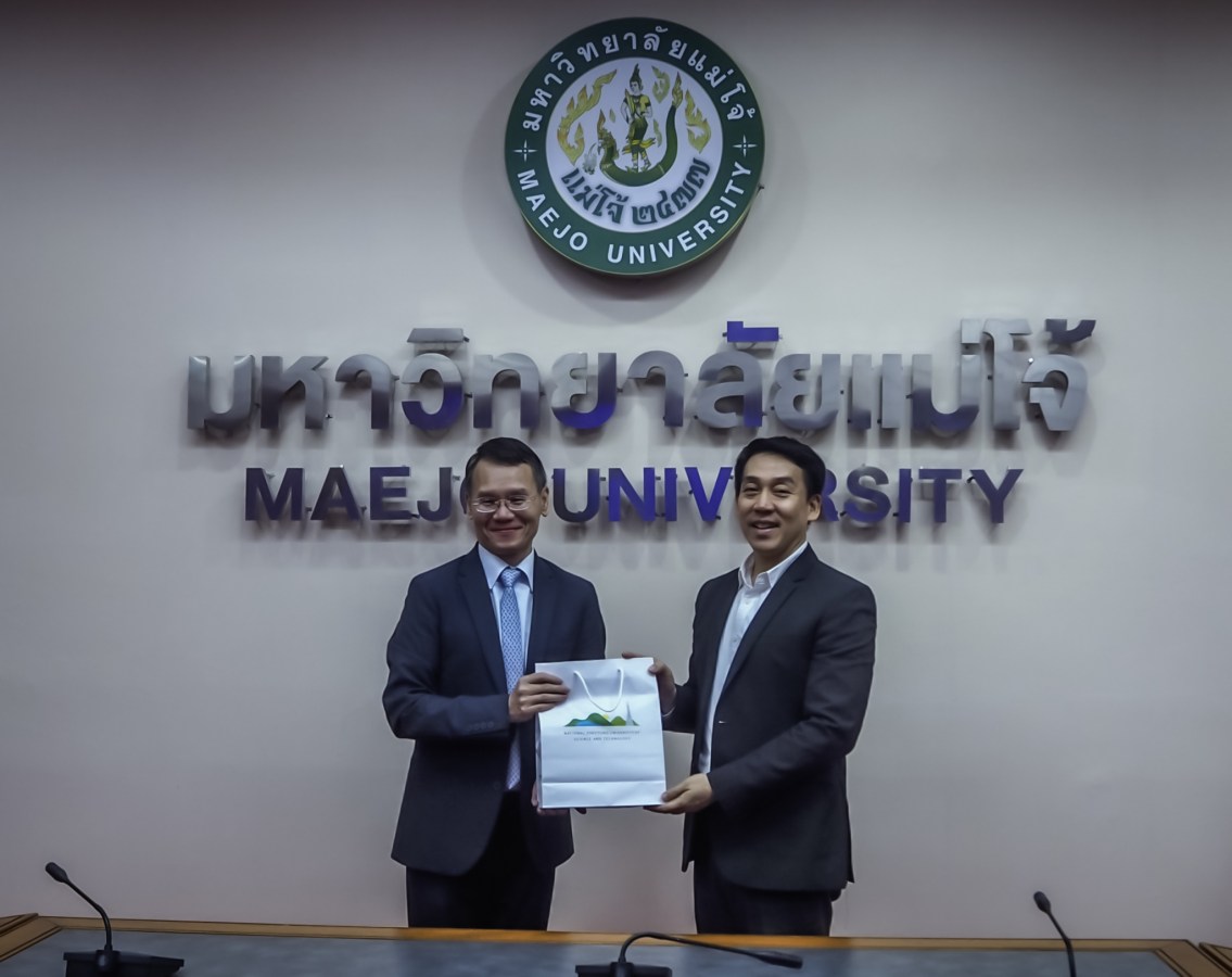 ผู้บริหาร Chaoyang University of Technology (CYUT) และ  National Pingtung University of Science and Technology (NPUST) ไต้หวัน  หารือความร่วมมือทางวิชาการ ร่วมกับผู้บริหารมหาวิทยาลัยแม่โจ้