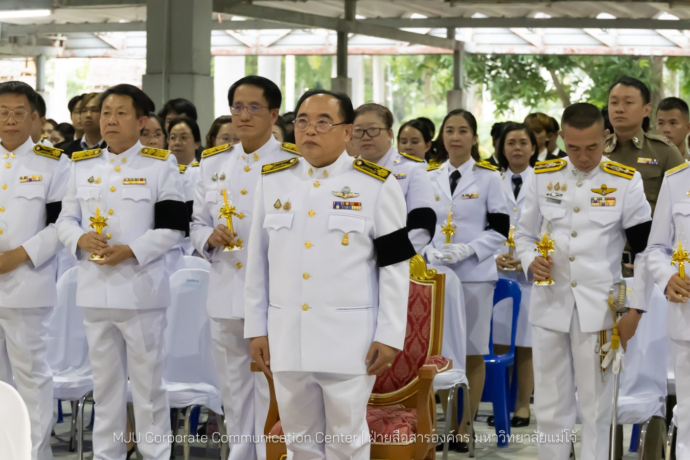 เนื่องในโอกาสวันเฉลิมพระชนมพรรษาพระบาทสมเด็จพระเจ้าอยู่หัว มหาวิทยาลัยแม่โจ้ จัดพิธีถวายพระพรชัยมงคล