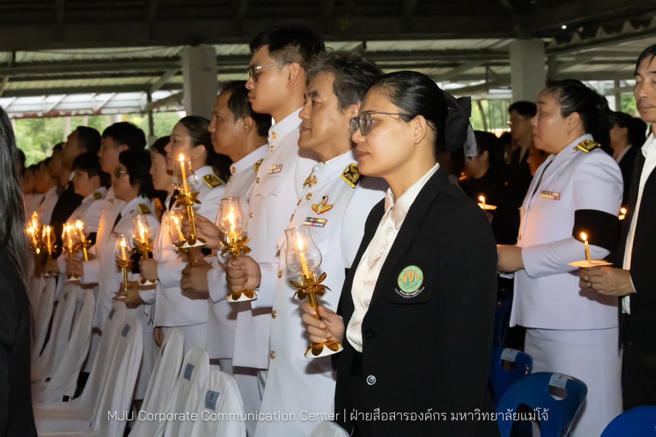 เนื่องในโอกาสวันเฉลิมพระชนมพรรษาพระบาทสมเด็จพระเจ้าอยู่หัว มหาวิทยาลัยแม่โจ้ จัดพิธีถวายพระพรชัยมงคล