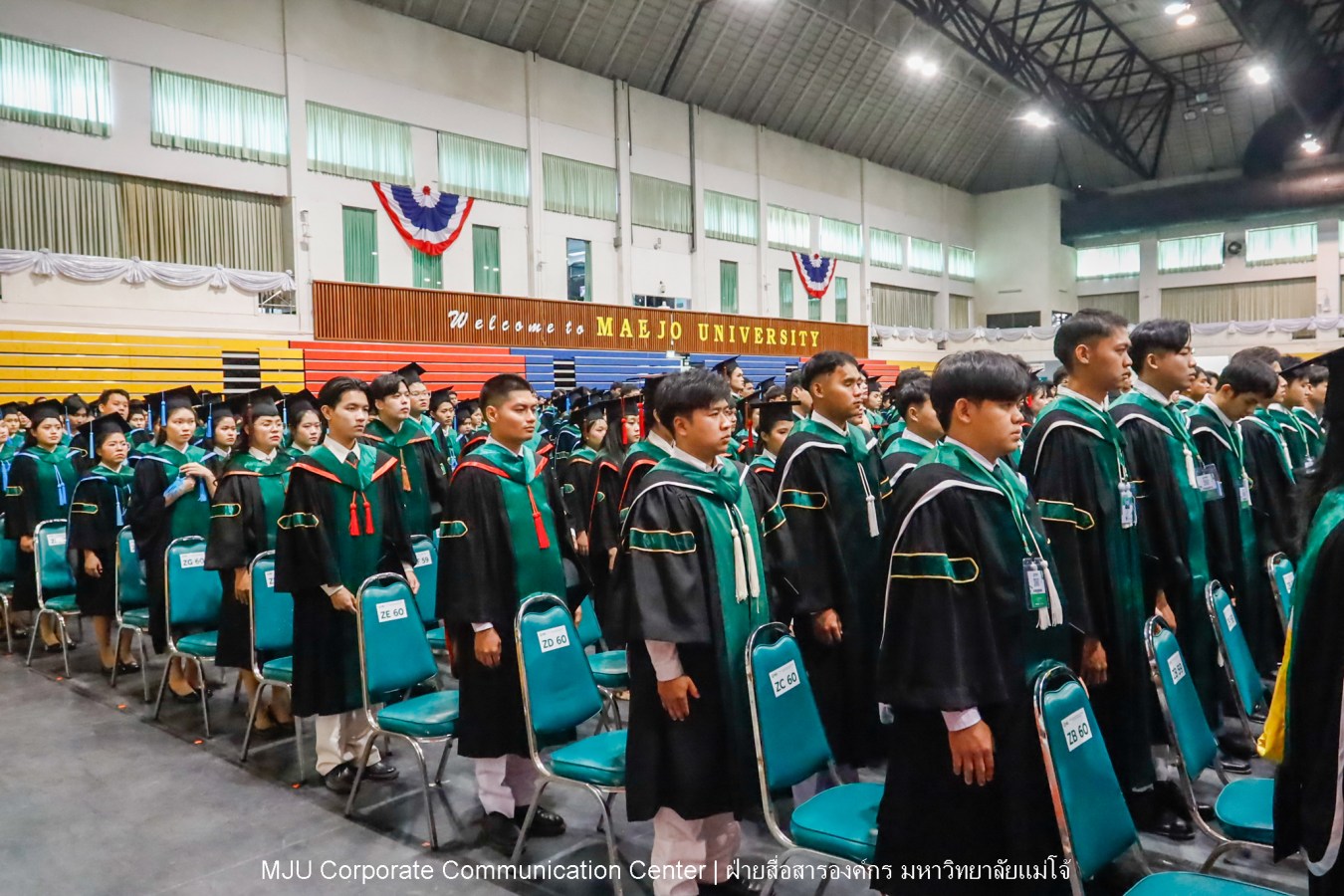 ว่าที่บัณฑิตพร้อม  อาจารย์พร้อม  ญาติพร้อม ทุกคนพร้อม  ร่วมแสดงความยินดี 18 กุมภาพันธ์ 2569  #บรรยากาศซ้อมใหญ่ พิธีพระราชทานปริญญาบัตรมหาวิทยาลัยแม่โจ้ ครั้งที่ 48