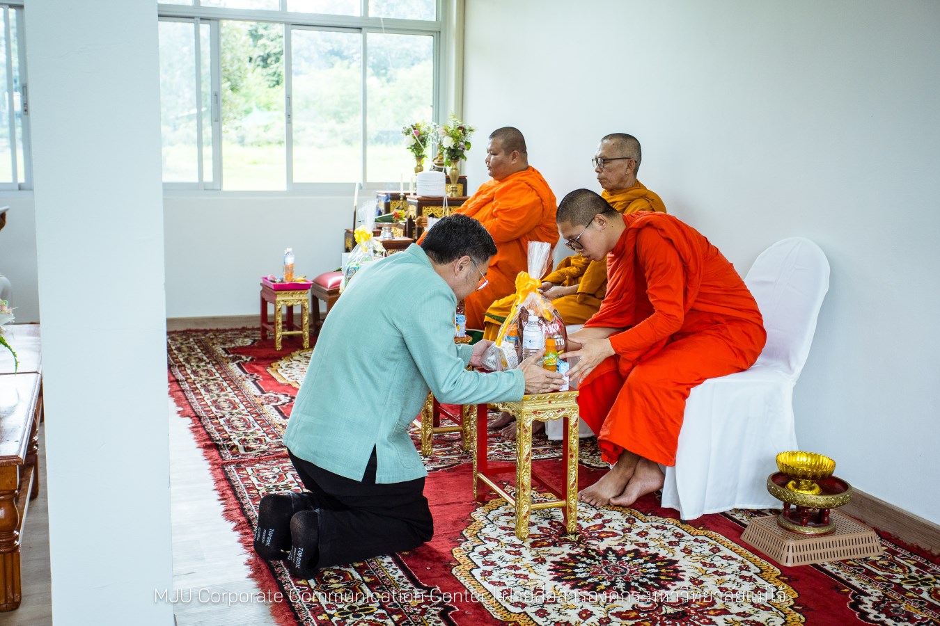 ม.แม่โจ้ ทำบุญอาคารเรียนรวมและปฏิบัติการคณะสัตวแพทยศาสตร์