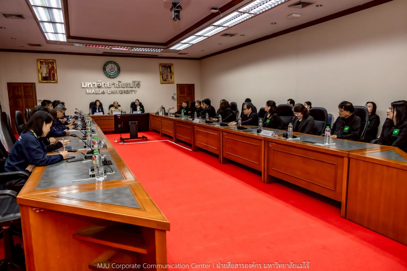 สภาคณาจารย์และผู้ปฏิบัติงานสถาบันพระบรมราชชนกเข้าศึกษาดูงานสภาพนักงาน ม.แม่โจ้