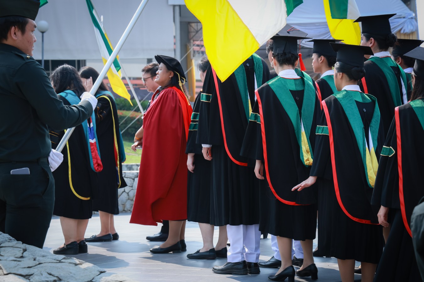 บรรยากาศ พิธีพระราชทานปริญญาบัตร มหาวิทยาลัยแม่โจ้ ประจำปีการศึกษา2567-2568 ครั้งที่ 48  ในวันที่ 19 กุมภาพันธ์ พ.ศ.2569 ณ ศูนย์กีฬาเฉลิมพระเกียรติ มหาวิทยาลัยแม่โจ้