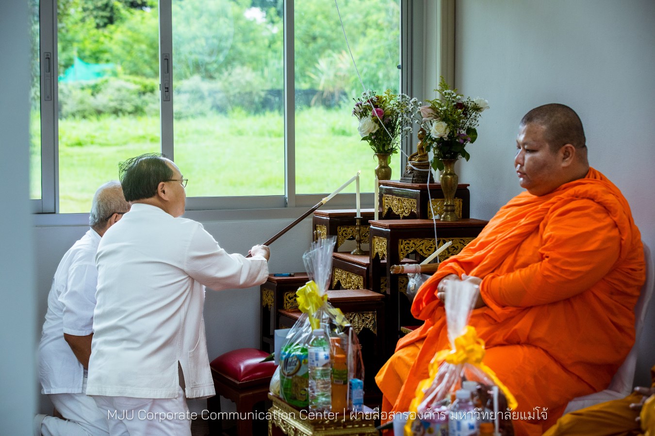 ม.แม่โจ้ ทำบุญอาคารเรียนรวมและปฏิบัติการคณะสัตวแพทยศาสตร์