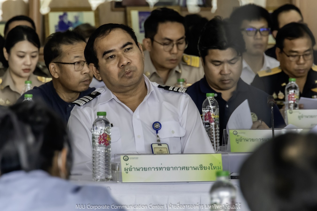 กองพระราชพิธี สำนักงานฝ่ายเสนาธิการในพระองค์ สำนักพระราชวัง จังหวัดเชียงใหม่ และมหาวิทยาลัยแม่โจ้ ประชุมเตรียมความพร้อมการรับเสด็จในพิธีพระราชทานปริญญาบัตรมหาวิทยาลัยแม่โจ้ ประจำปีการศึกษา 2567-2568 (ครั้งที่ 48)