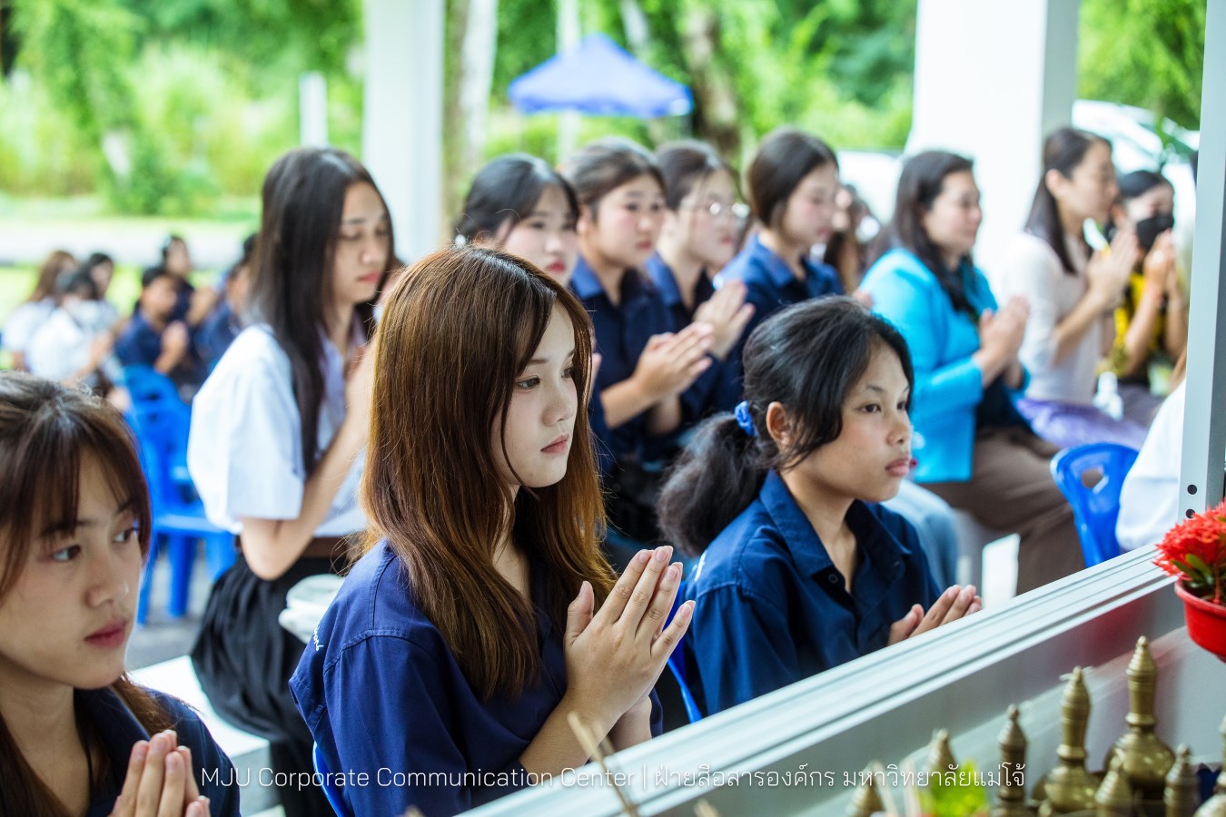 ม.แม่โจ้ ทำบุญอาคารเรียนรวมและปฏิบัติการคณะสัตวแพทยศาสตร์
