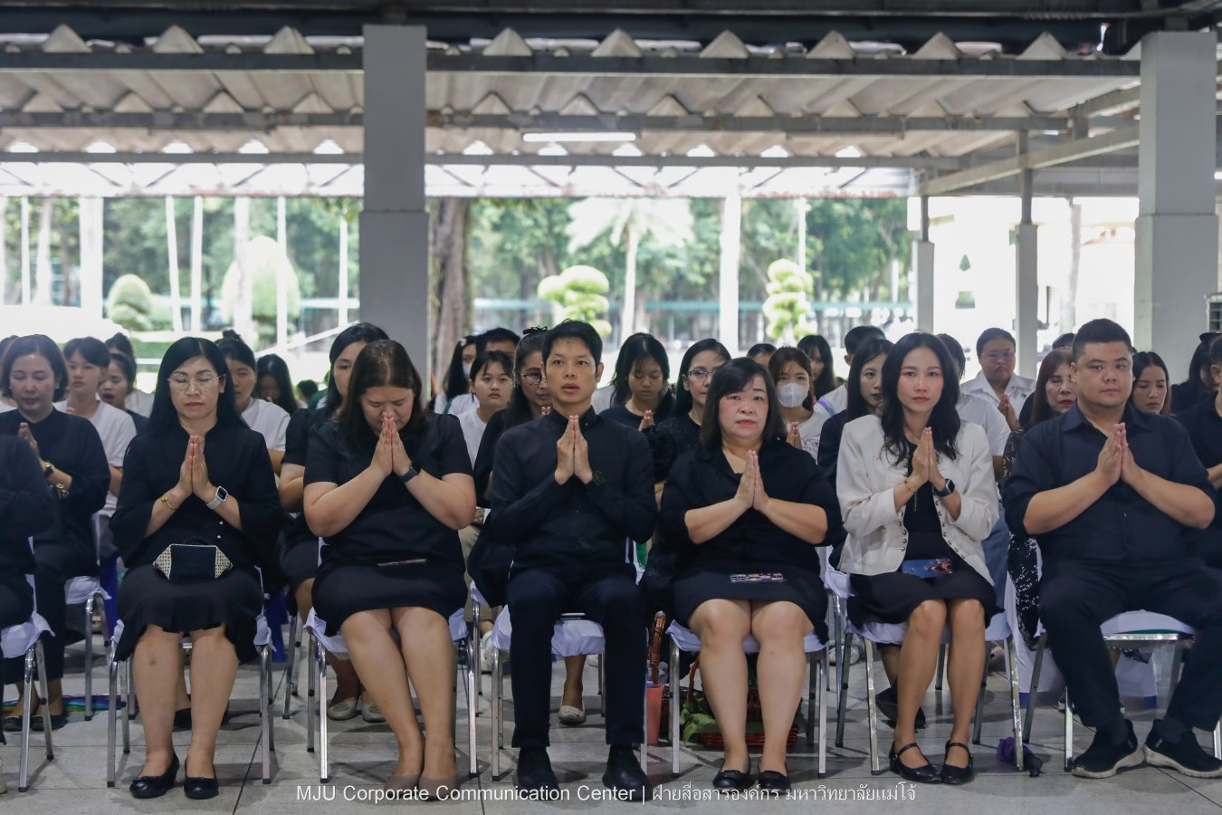 ม.แม่โจ้ จัด พิธีทำบุญตักบาตรถวายพระกุศลแด่สมเด็จพระเจ้าลูกเธอ เจ้าฟ้าพัชรกิติยาภา นเรนทิราเทพยวดี กรมหลวงราชสาริณีสิริพัชร มหาวัชรราชธิดา