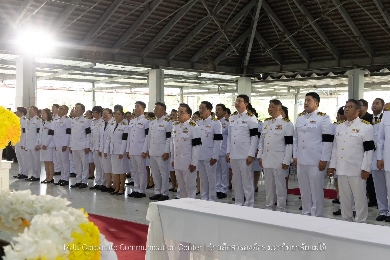 เนื่องในโอกาสวันเฉลิมพระชนมพรรษาพระบาทสมเด็จพระเจ้าอยู่หัว มหาวิทยาลัยแม่โจ้ จัดพิธีถวายพระพรชัยมงคล