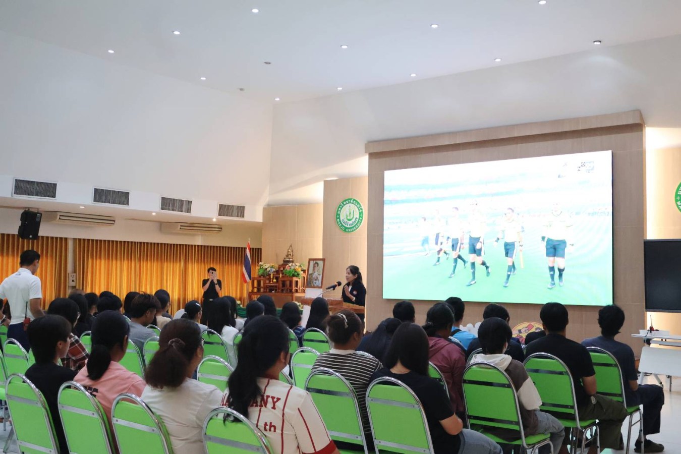ม.แม่โจ้-แพร่ฯ จัดกิจกรรม “ดื่มนม ชมบอล” ไม่ดื่ม ไม่สูบ ไม่พนัน เชียร์ฟุตบอลโลก 2026