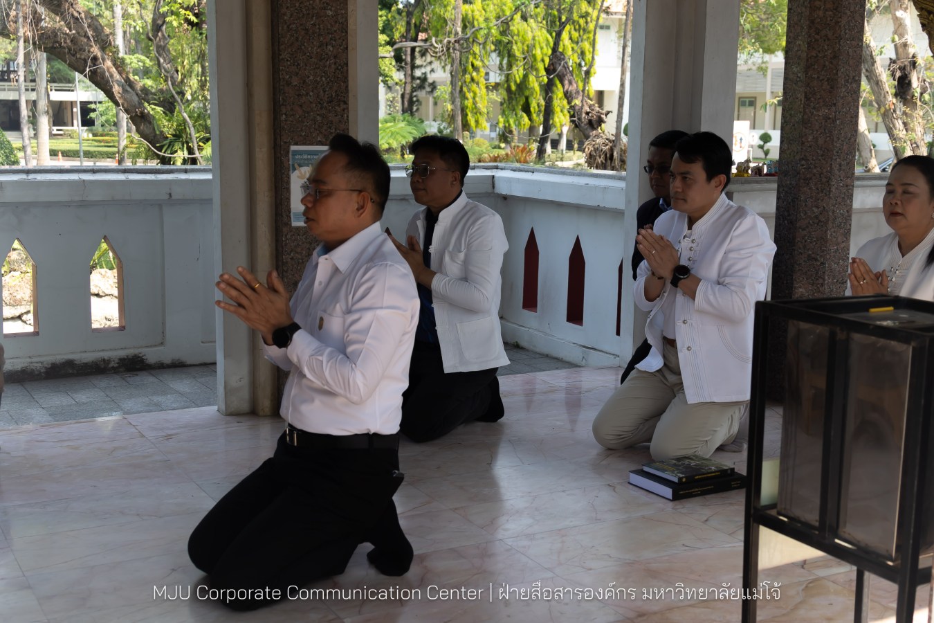 รองปลัดกระทรวงมหาดไทย สักการะสิ่งศักดิ์ ม.แม่โจ้