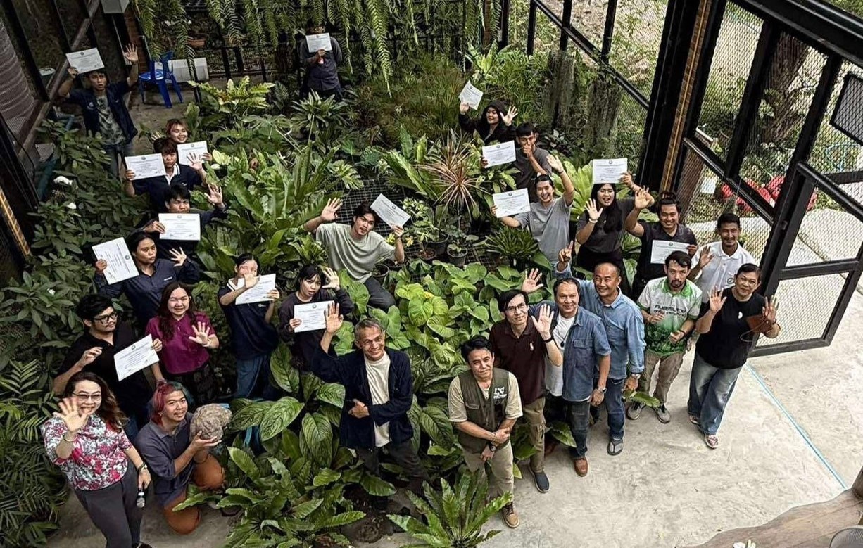 คณะสถาปัตย์ฯ ม.แม่โจ้  อบรมเชิงปฏิบัติการ นวัตกรรมหินเทียมรักษ์โลก