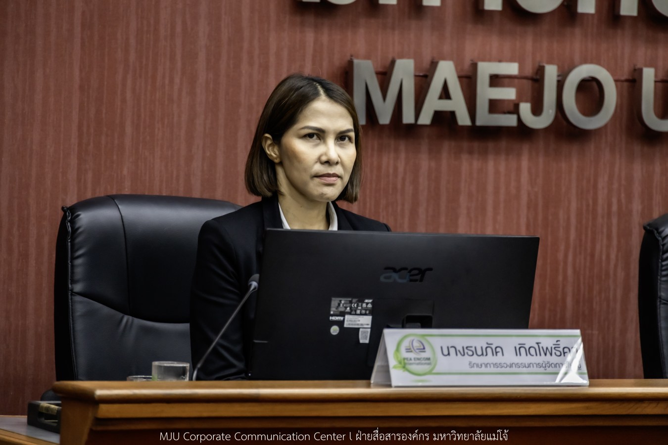 ม.แม่โจ้ ร่วมกับ กฟผ.สันทราย และ PEA ENCOM International ศึกษาการจัดการไฟฟ้าระบบผลิตโซล่าเซลล์